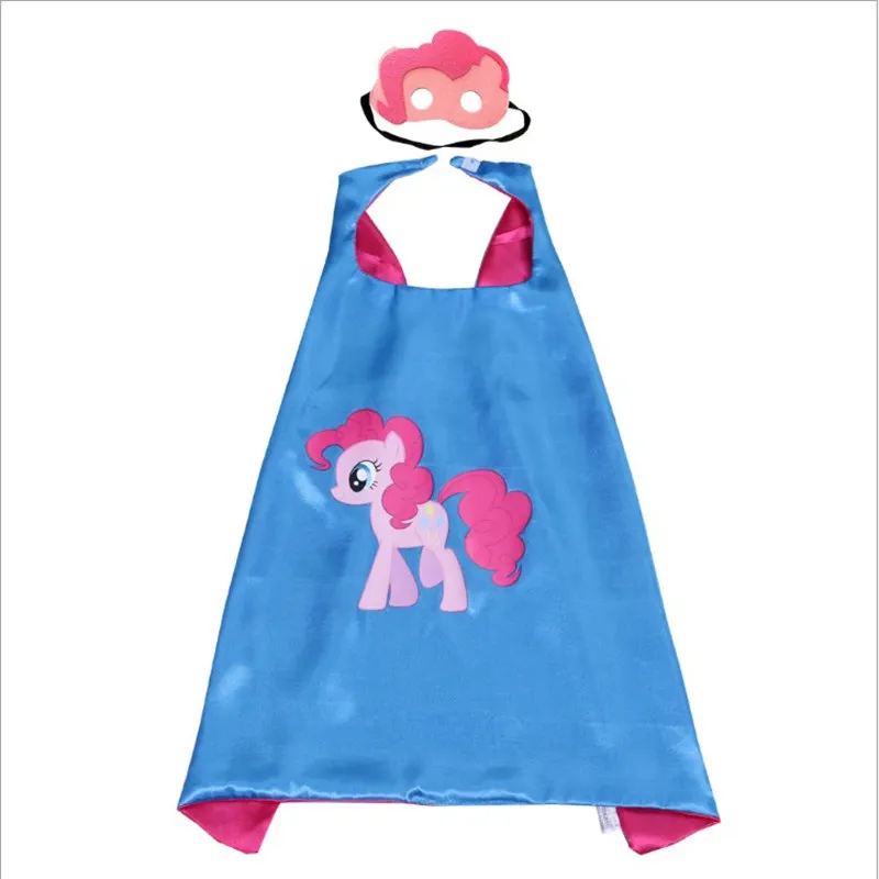 Рождество Хэллоуин мои дети Девушки Little Pony Костюмы для косплея мыс с масками на