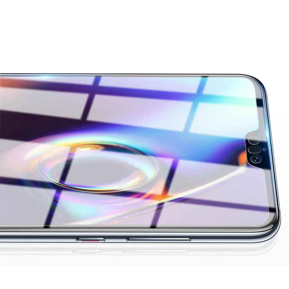 Закаленное Стекло для Huawei P20 Lite полный Экран обтянутый взрывозащищенные фильм
