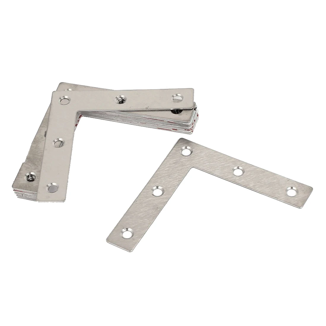 12 шт. угловая пластина скобка плоская L форма ремонтный кронштейн 80x80 мм