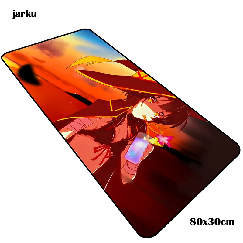 size 800x300x3mm Megumin mats 800x300x3 мм Профессиональный игровой коврик для мыши большая клавиатура Коврик для мыши Инди-поп аксессуары для геймеров коврик для мыши - Цвет: size 800x300x3mm