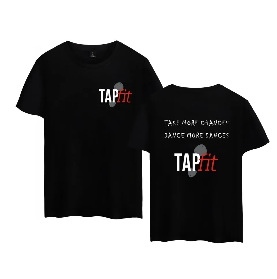 Tapfit логотип Футболка Мода Для мужчин женщин Летняя одежда Топы корректирующие