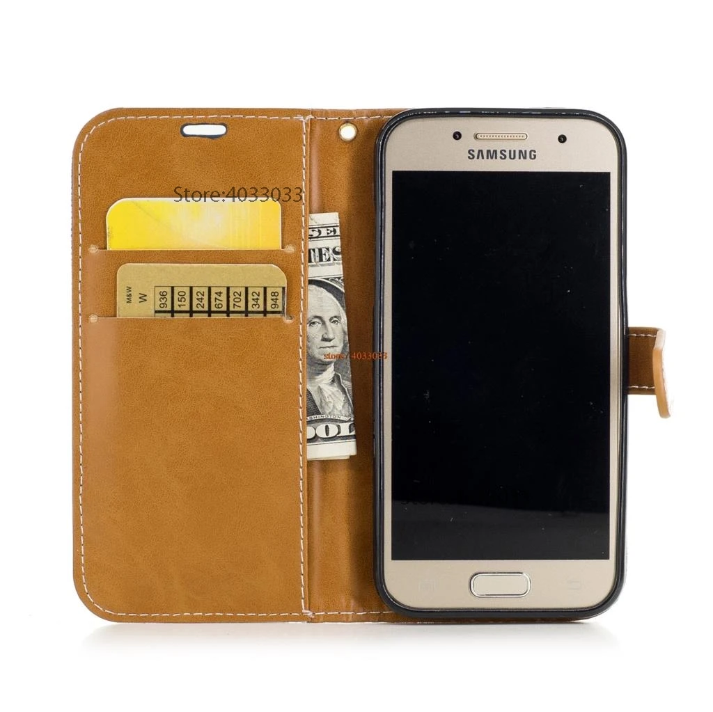 Case for Samsung Galaxy A3 A 3 2017 320 SM-A320F/DS A320F/DS Flip Phone Leather Cover A320 SM-A320FL A320FL bag | Мобильные телефоны