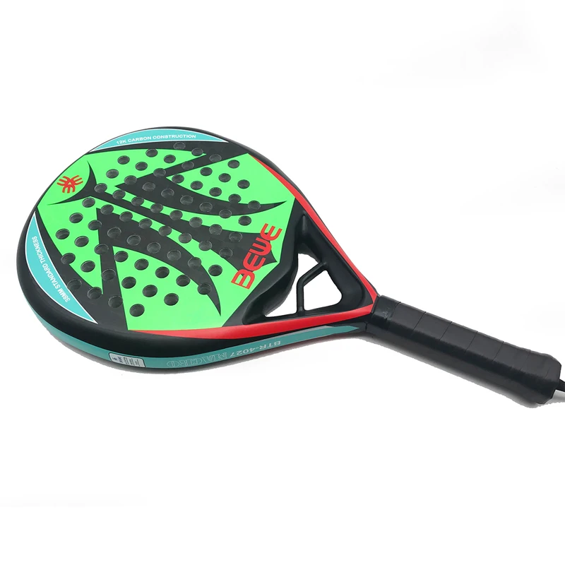 Быстрая BEWE 12K углеродная поверхность Padel теннисная ракетка