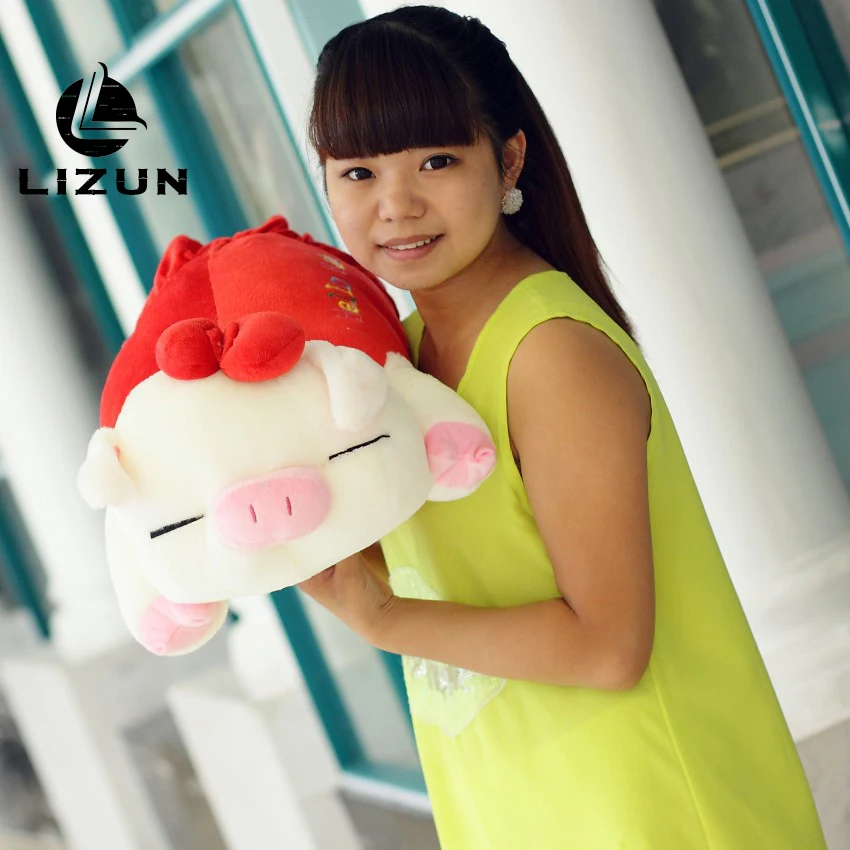 Dressing posture three-shoulder pig figurine plush toy doll birthday gift children's day | Игрушки и хобби