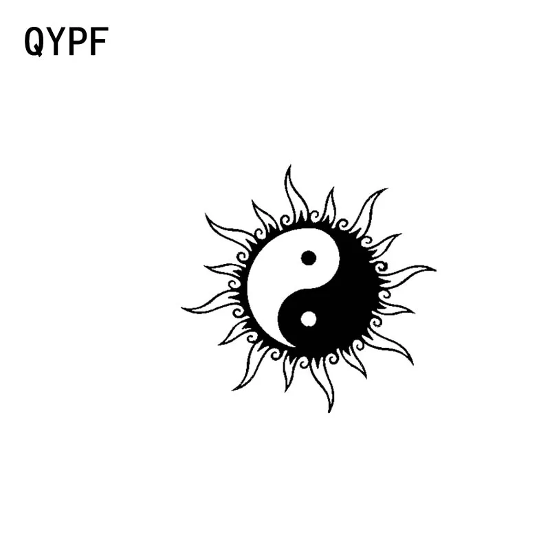 QYPF 17 8 см * Подсолнух Инь Янь виниловые автомобильные и мотоциклетные