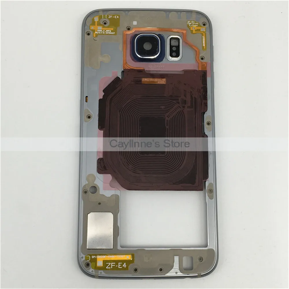 Новинка для Samsung S6 edge G925 plus G928 средняя рамка Корпус Корпуса с частями Galaxy G920 |