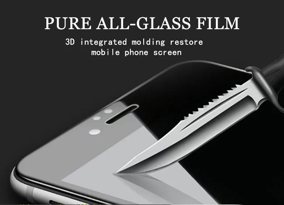 5D Защита экрана для iPhone 6 6s 7 8 Plus X XS полное покрытие закаленное стекло для iPhone XR 7 8 XS MAX защитная пленка