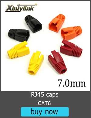 Xintylink 50U EZ rj45 разъем cat6 rj 45 ethernet Кабельный разъем cat5e utp 8P8C cat 6 сетевой неэкранированный модульный cat5 высокое качество