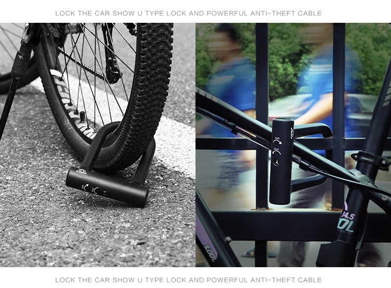 INBIKE замок для велосипеда U-lock и MTB дороги велосипедный замок сигнализация для велосипеда велозамок супер B серпантин цилиндр замка UL319