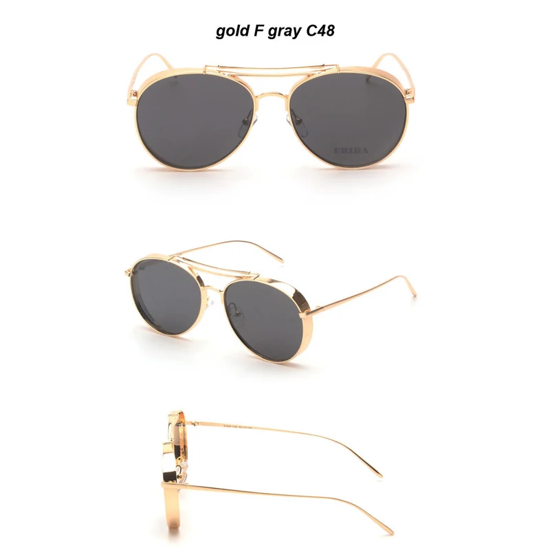 2017 Time-limited Rushed Adult Butterfly Polycarbonate Karen Max Gothic Steampunk Sunglasses Woman Men Coating Mirrored C10 |