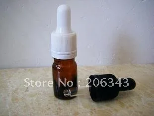 

5ml green/blue/brown essential oil bottle with plastic cap ,silicon/glass dropper