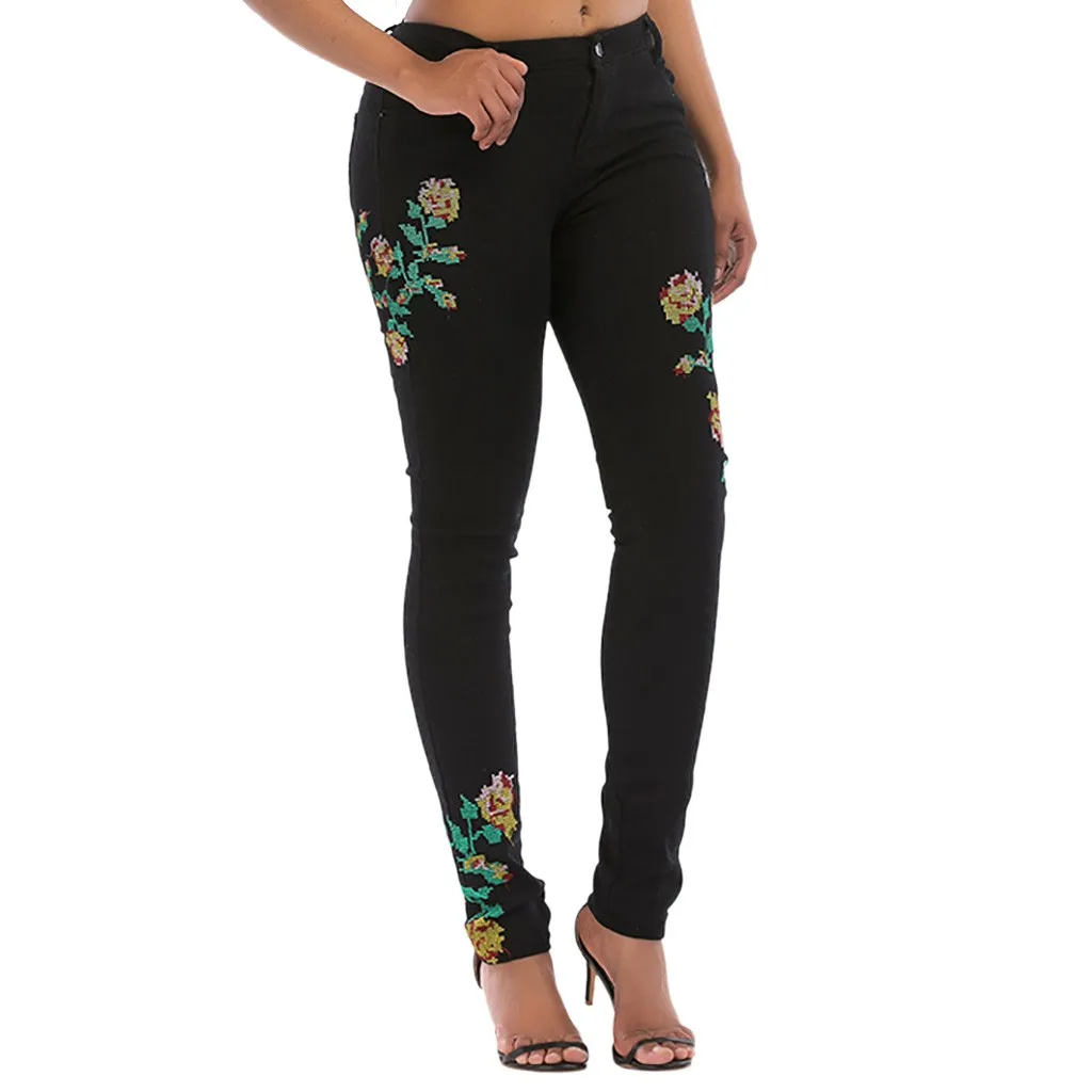 2019 новые модные женские растягивающиеся джинсы с высокой талией стрейч женское