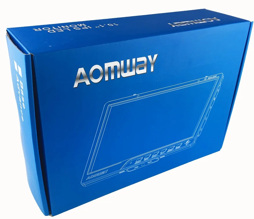 Высококачественный 10-дюймовый монитор Aomway HD588 5 8G 40CH разнообразие FPV HD 1920x1200 с DVR
