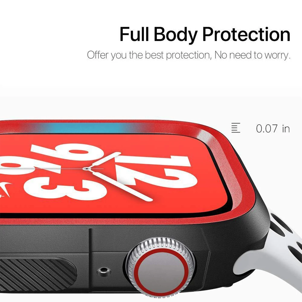 Защитные чехлы для apple watch case 40 мм 44 Iwatch series 4 TPU силиконовый мягкий защитный чехол