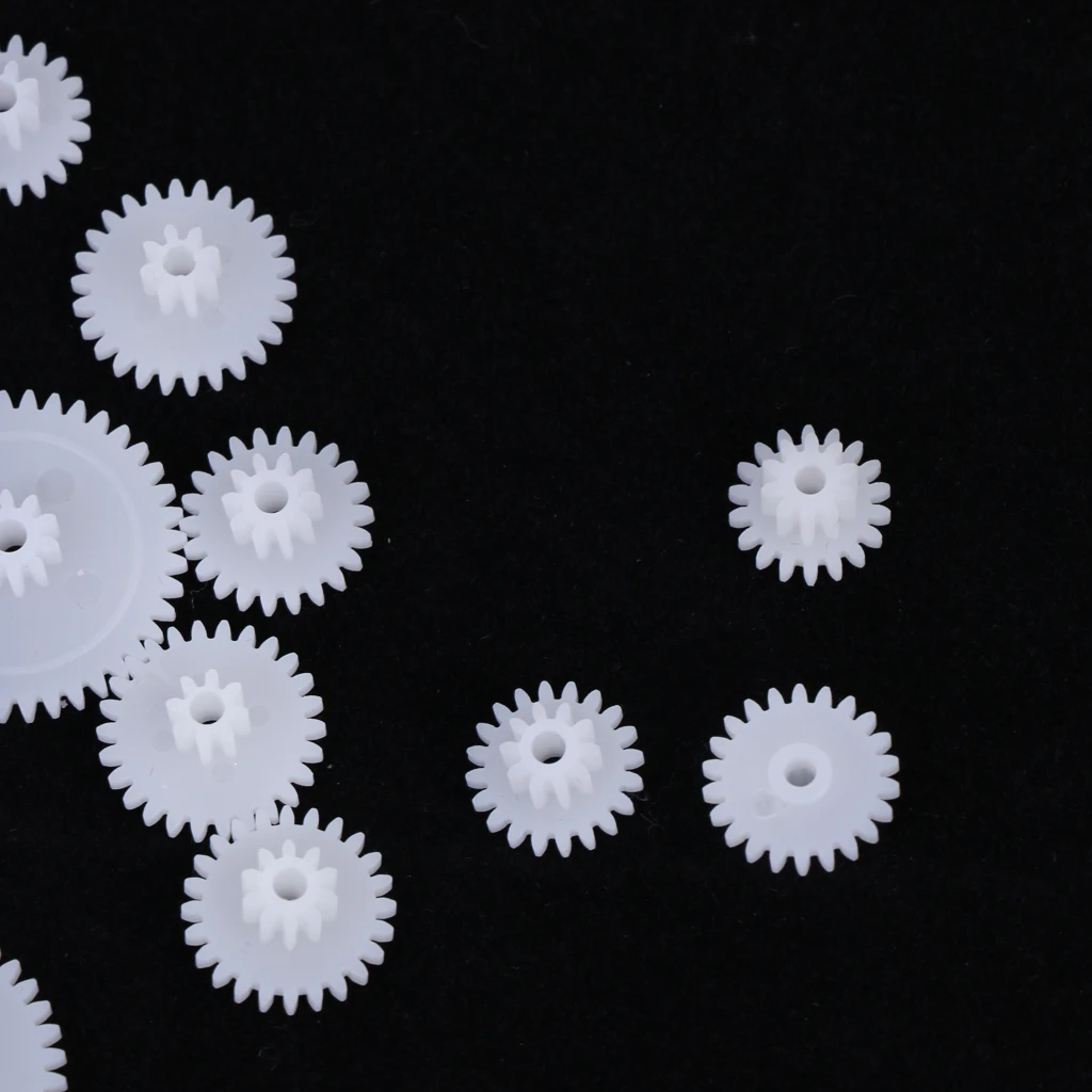 Высокое качество 19 шт Tyle пластиковые DIY Cog колеса Корона Червячные шестерни робот
