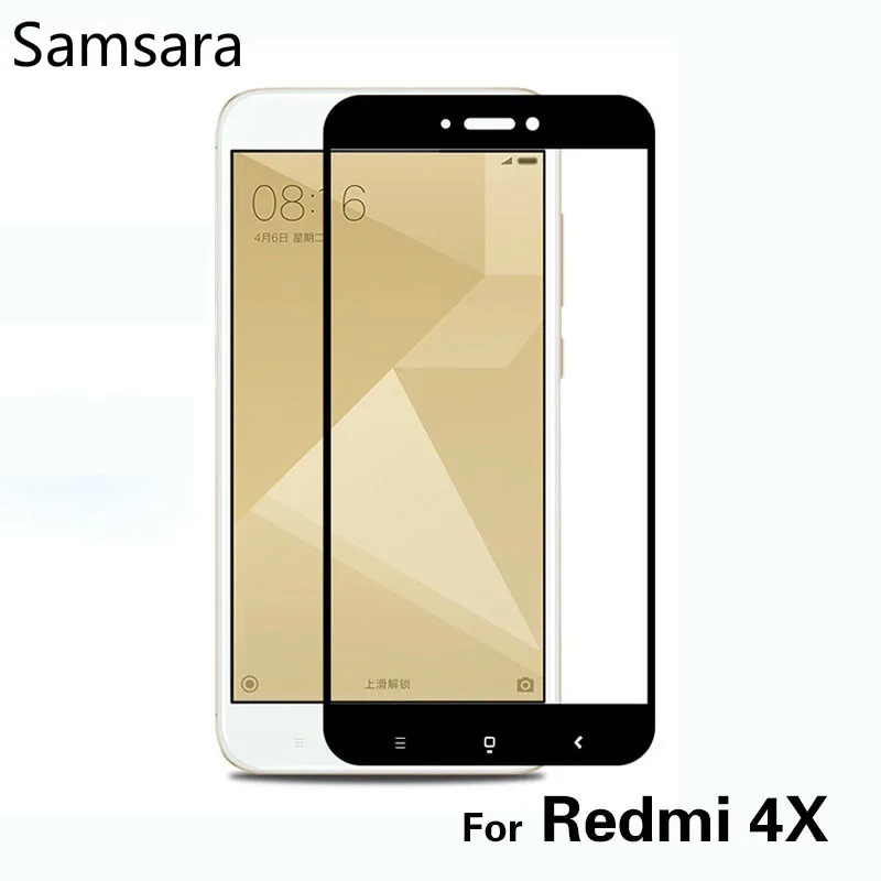 2 шт./лот для Redmi 4X из закаленного стекла Защитная пленка экрана 3D полное покрытие