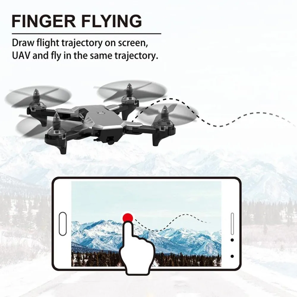 Дрон HD 1080p WiFi в реальном времени fpv Дрон один щелчок rc вертолет высоко стабильный hover Quadcopter складной Дрон с камерой квадракоптер вертолет квадрокоптер квадракоптер с камерой