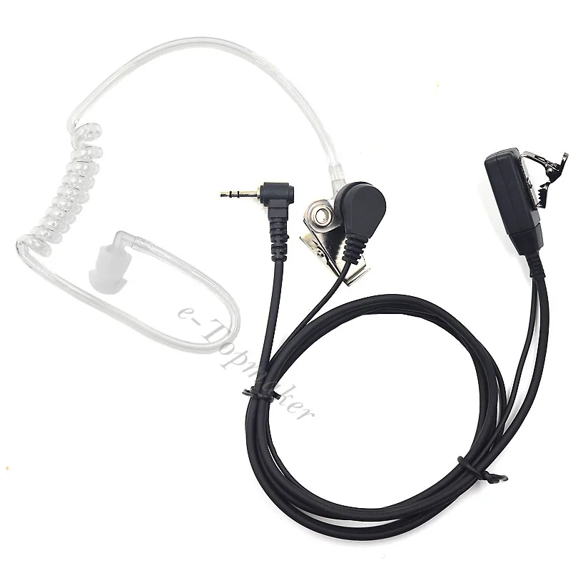 1 Pin акустическая Трубная гарнитура функция PTT Mic для Motorola Radio Walkie Talkie T400 T460 T465 T480