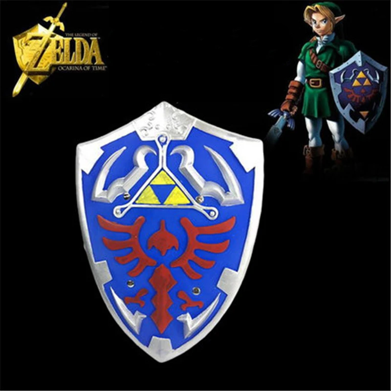 С игрой "Legend of Zelda" Ссылка Косплей щит/меч ПУ реквизит для косплея Хэллоуин ссылка оружие ролевые игры безопасные детские игрушки