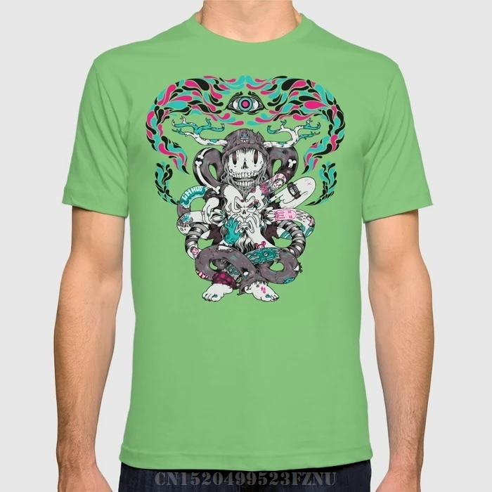 Весна Лидер продаж футболки мужские Теория хаоса короткое письмо хлопковые Homme