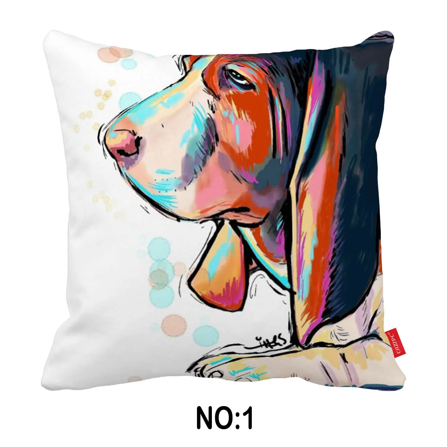 Акварель поп Книги по искусству Cat бульдог такса собака печати автомобиля