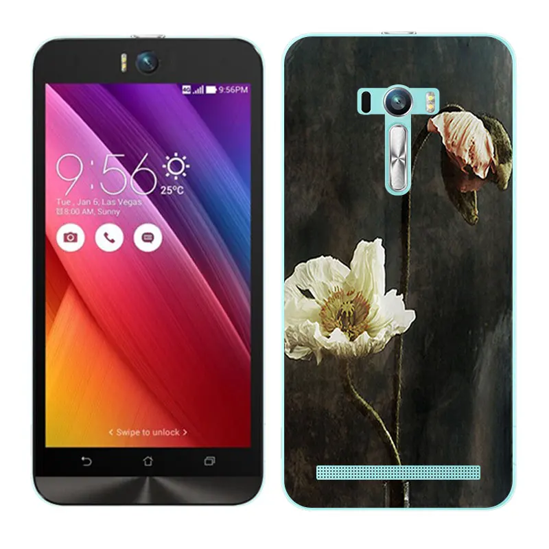 36 Для Asus Zenfone Selfie ZD551KL 5,5 дюймов Мягкий силиконовый чехол для телефона с изображением слона Обложка с рисунком для Asus Zenfone Selfie ZD551KL Fundas - Цвет: 36