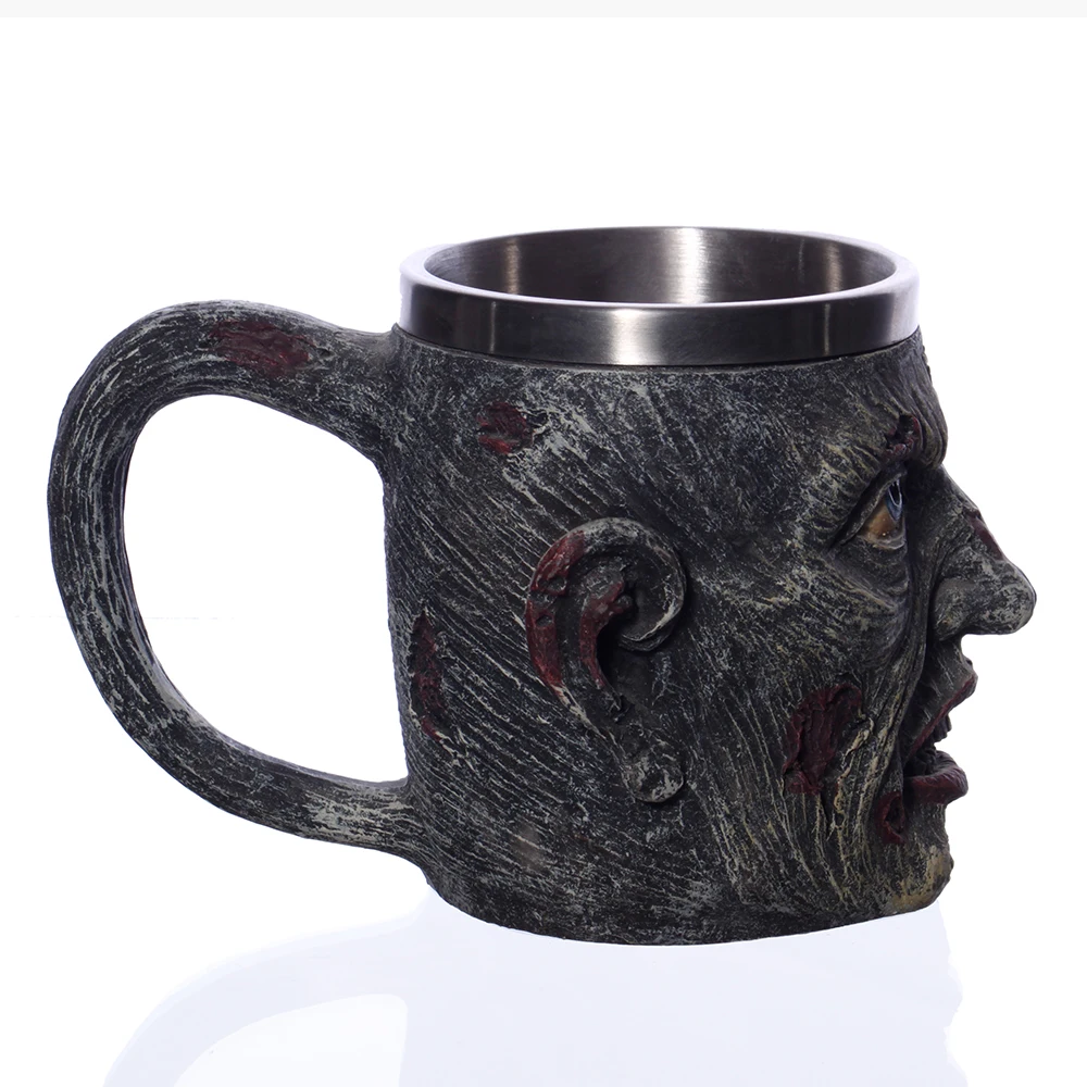 Персонализированные кружки в виде черепа кофейная кружка с двойными стенками