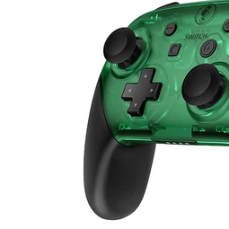 Green transparent NS Switch Pro контроллер Pikachus Bluetooth беспроводной геймпад джойстик для Nintendo Switch Pro джойстик SuperSmash Bros - Цвет: Green transparent