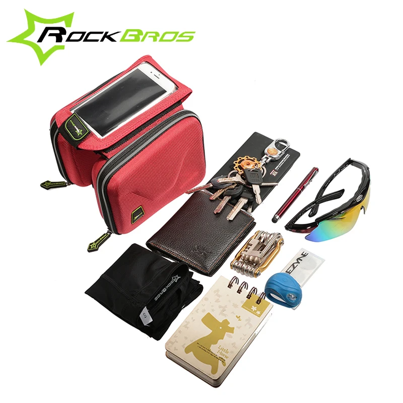 ROCKBROS Спорт на открытом воздухе MTB Дорожная велосипедная сумка для велосипеда с