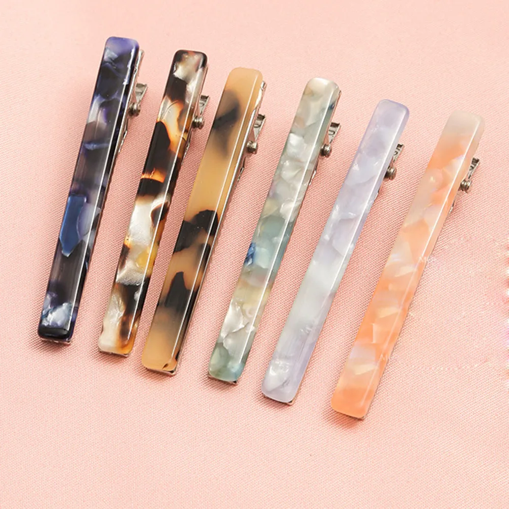 Новинка 2020 модные женские Винтажные заколки для волос из смолы и ацетата