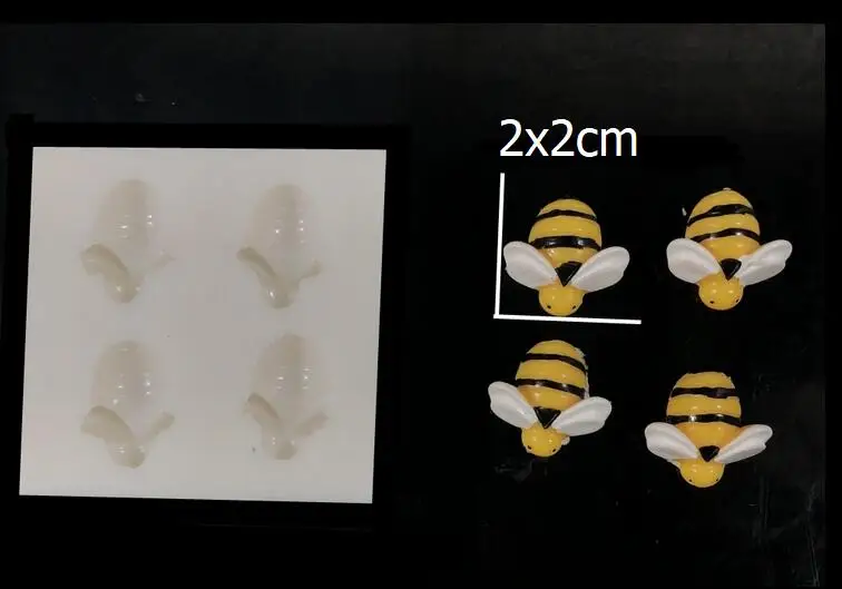 

Инструменты для торта, пчелиный силиконовая формочка в виде животного, декоративная мастика для украшения кексов, форма для помадки «сдела...