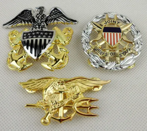 Значок военного флота США Второй мировой войны значок для офицера белое