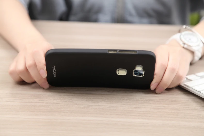 Для huawei g8 case cover тпу + pu кожи задней обложки протектор чехлы для g7 plus ультра тонкий