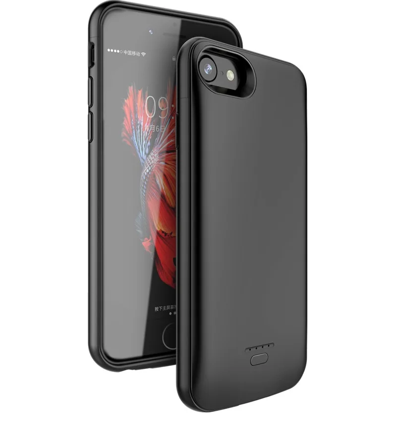 Чехол для аккумулятора для Iphone 11 Pro MAX XS MAX XR 7 8 6S Plus, Силиконовый противоударный чехол для зарядного устройства для Galaxy S9 S8 Plus