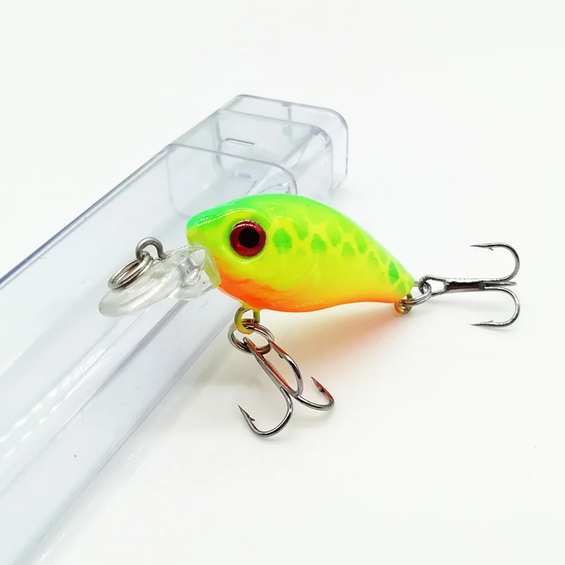 SEALURER Mini Crankbaits 4 5 см 3 г с 8 # крючками плавающие приманки в форме гольяна