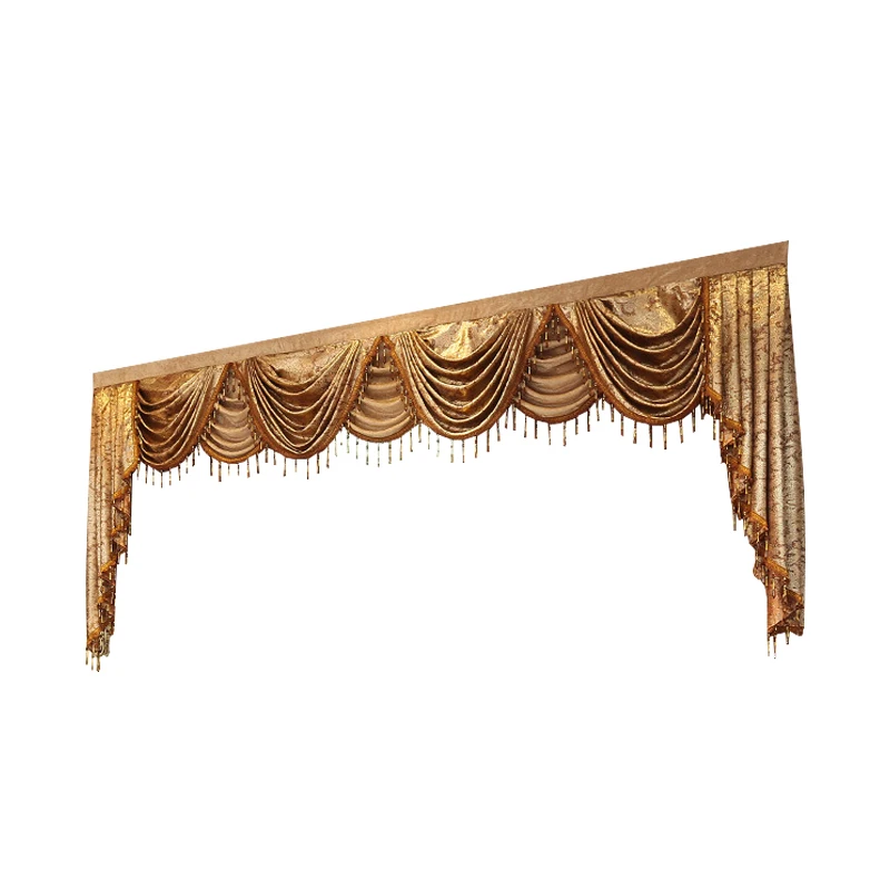 

Custom Made New Pelmet Europe Luxury Valance Curtains for Living Room Window Curtains for Bedroom Curtains 1 Piece Home Hotel