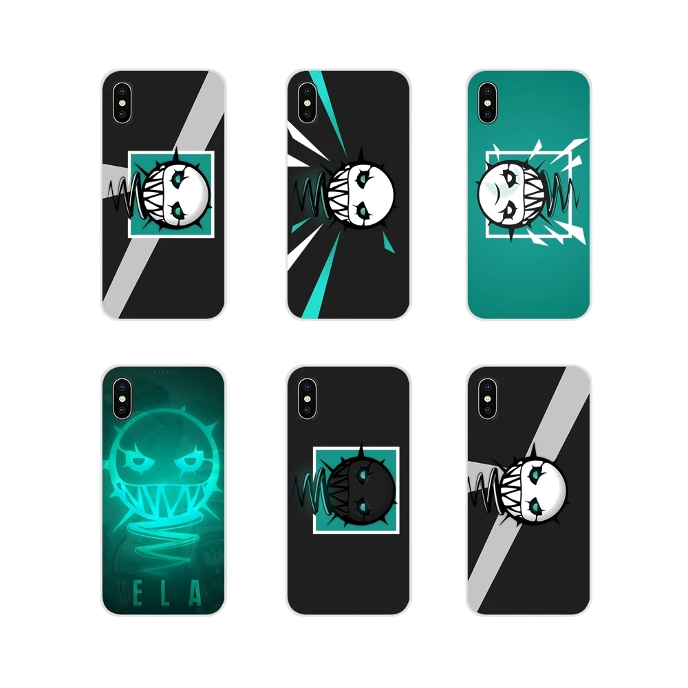 Phone Bag Case Tom Clancy's Rainbow Six siege Ela game For Apple iPhone X XR XS MAX 4 4S 5 5S 5C SE 6 6S 7 8 Plus ipod touch | Мобильные