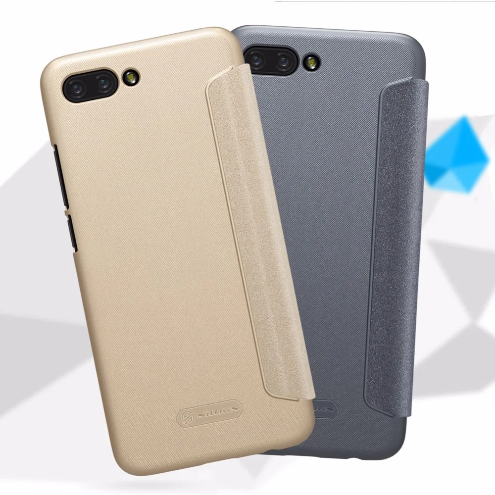 Чехол NILLKIN для Huawei Honor 10 Lite Сверхтонкий кожаный чехол книжка с блестками 10|flip cover|case