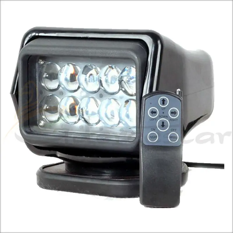 50 Вт светодиодный вращающийся пульт дистанционного Управление поиск светильник