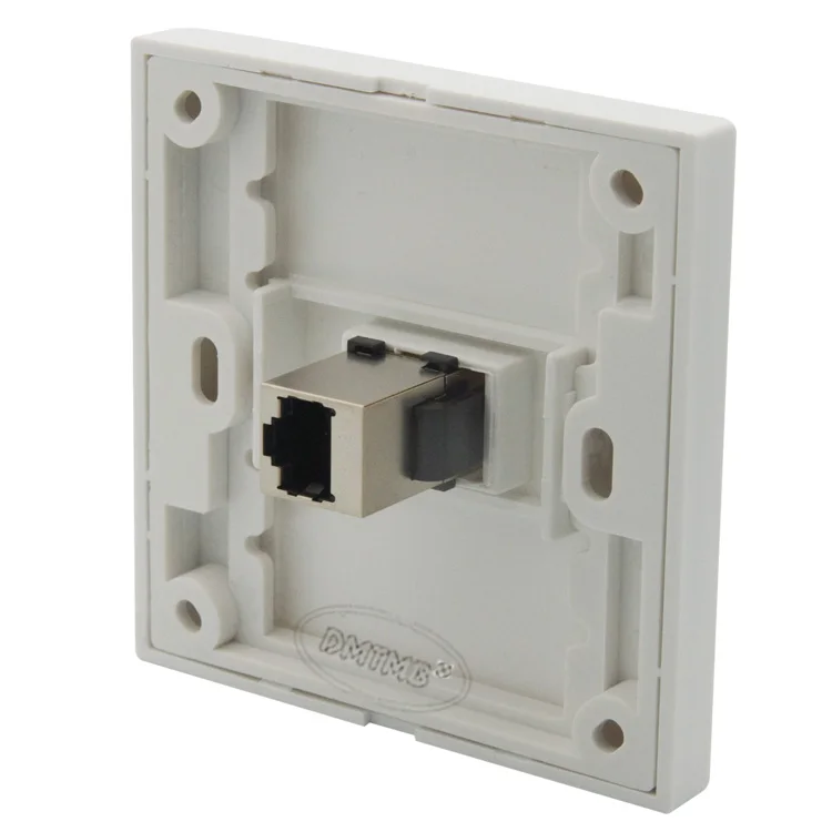 1 X CAT6A щит RJ45 настенная пластина с обратной стороной разъема мама мама|rj45 wall plate|wall