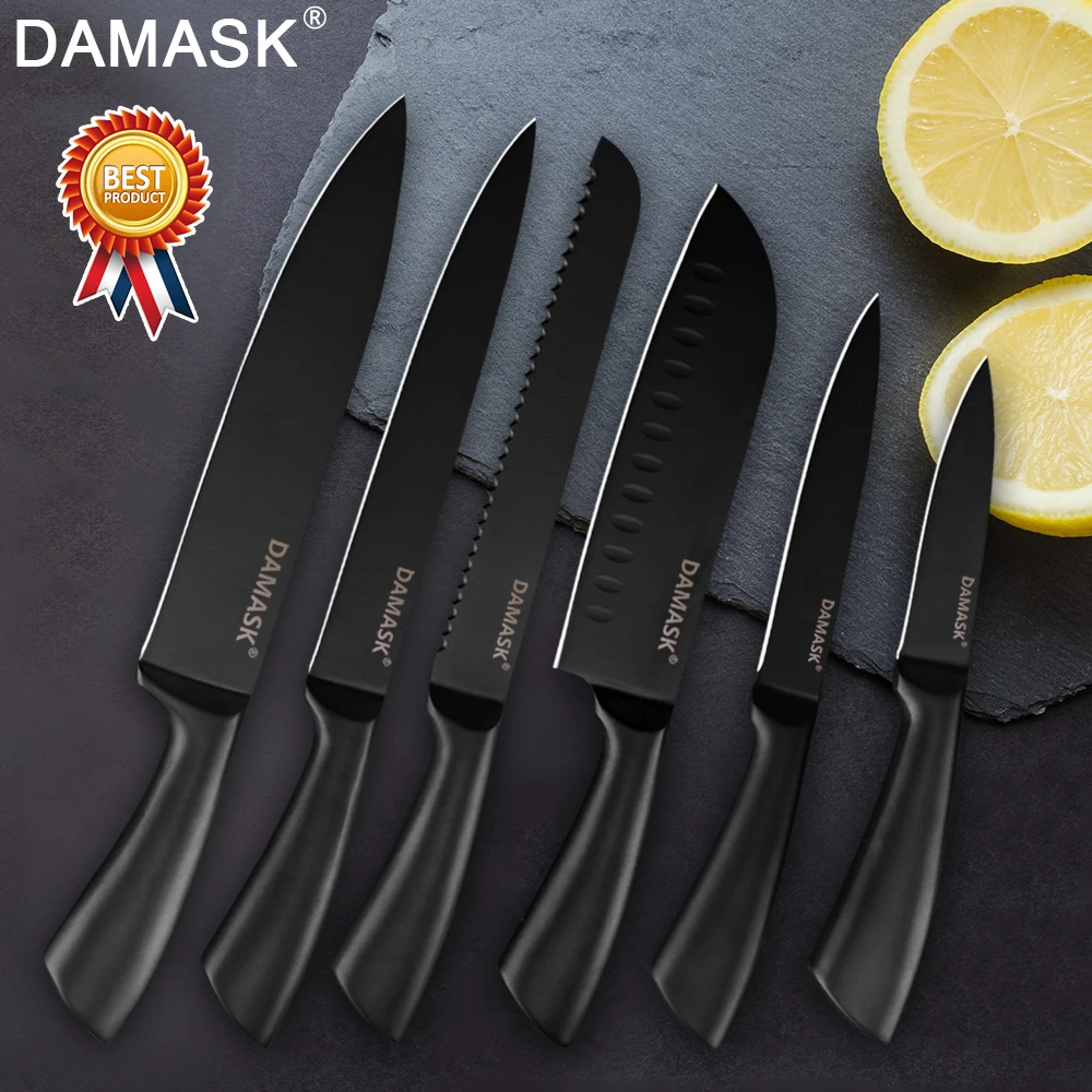 Damask кухонные ножи набор кухонных ножей для фруктов очистки овощей стейк сантоку