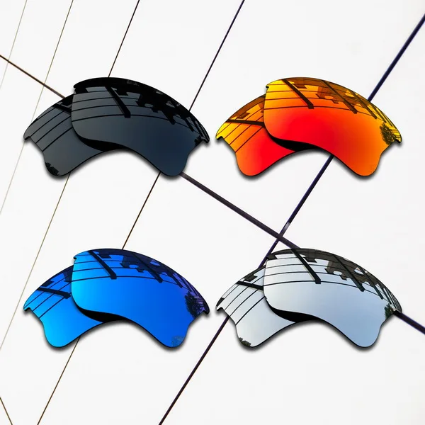 All-Polarized 4 Pair Wholesale E.O.S Polarized Replacement Lenses for Oakley Half Jacket 2.0 XL Sunglasses- Varieties Colors - Цвет линз: All-Polarized 4 Pair