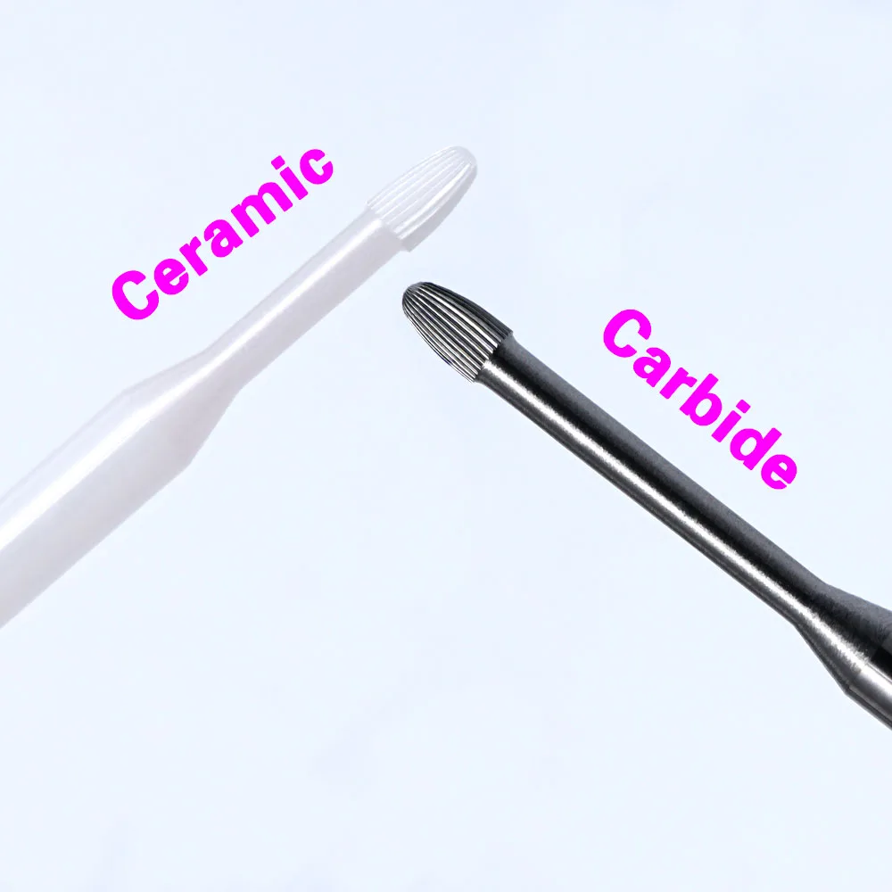 2 шт. фрезы для маникюра удаления омертвевшей кожи|bit for nail|nail bitcuticle clean bit |