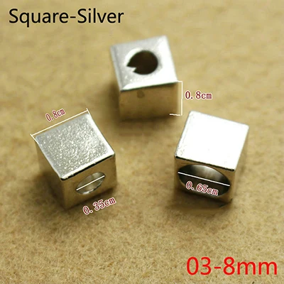 03-8mm Meetee 50 шт. 8 мм/13 мм металлическая веревка для гор регулируемая застежка ручной DIY свитер шляпа декоративная пуговица с американским флагом швейный материал - Цвет: 03-8mm