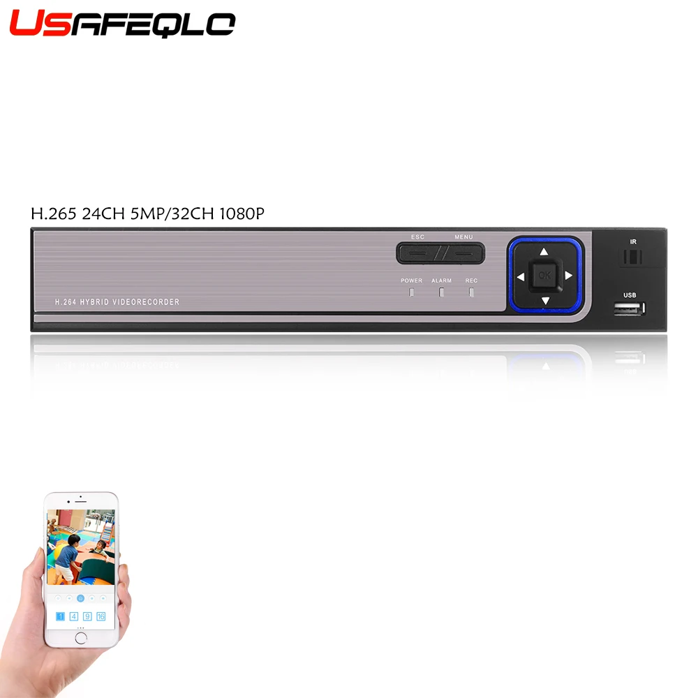 Сетевой видеорегистратор видеонаблюдения Full HD 1080P 32 канала HI3536 поддержка Wi Fi 3G RTSP