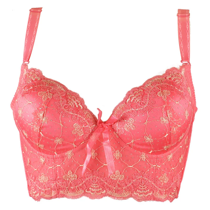 Вышитое нижнее белье пять крючков чашки В и С регулируемый женский лифчик с