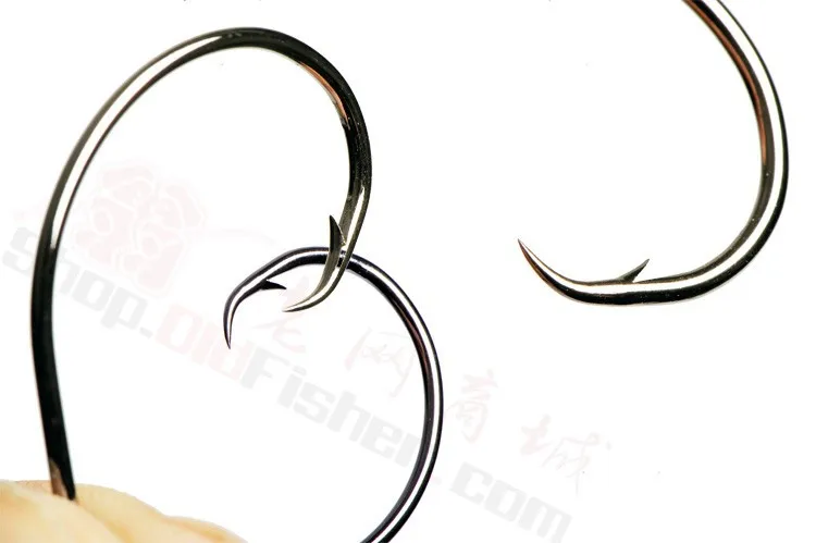 20 упаковок/лот Mustad 39951 демон круглый рыболовный крючок sharp сильный нержавеющие крючок с зазубриной для море лодка рыболовный захват pesca anzuelos