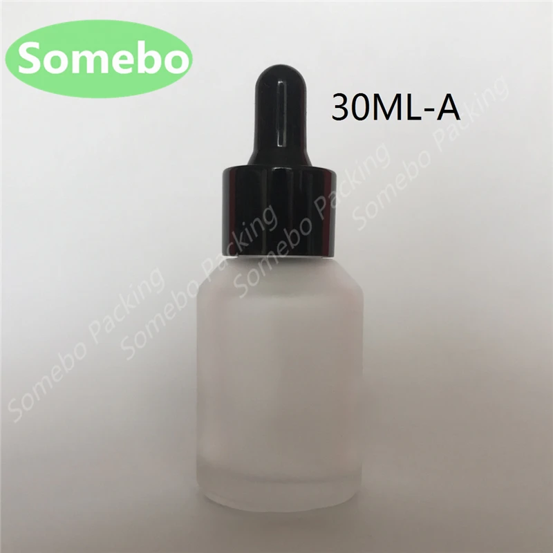 

10pcs/lot 30ml Frosted Glass Dropper Bottle, Glass Bottle with Dropper, 30CC Glass Essence Bottle, Clear Frost Glass bottle