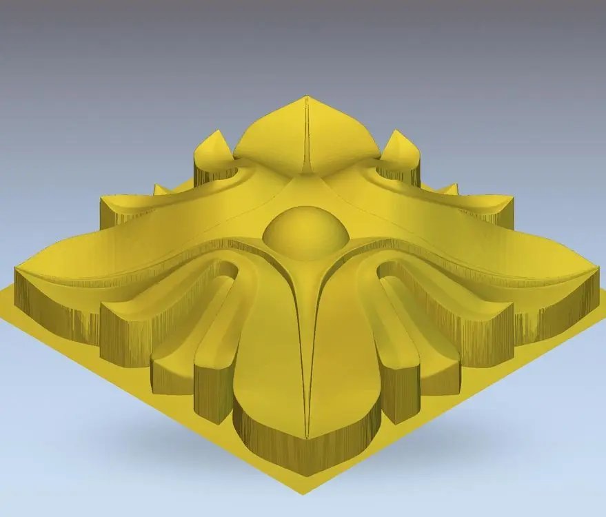 

3d model relief for cnc in STL file format rosette_26