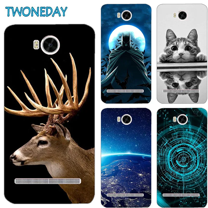 Cute Fashion Flower Case For Huawei Y3 2 Y3II-U22 LUA-U22 Lua-L21 Cases Pattern Printed Phone Cover Fundas Matte Animal Shell | Мобильные
